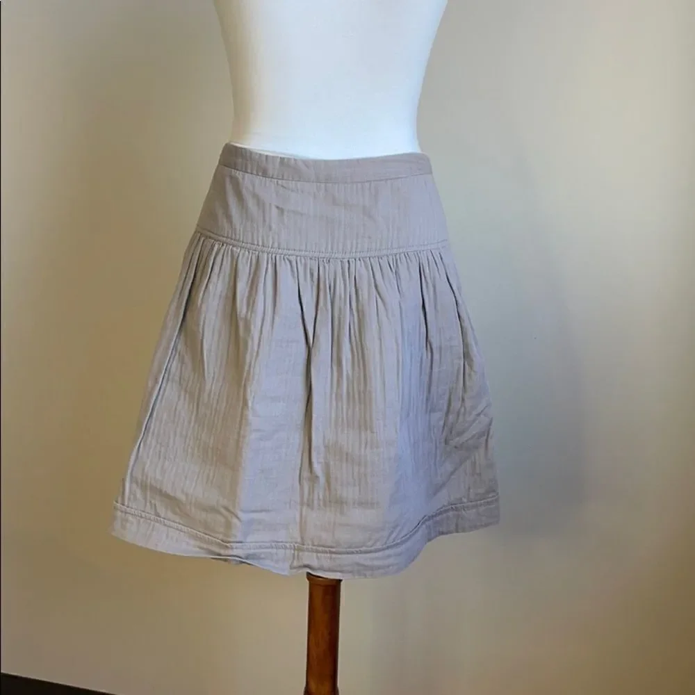 GAP Fit and Flare Brown Mini Skirt with Pockets (Size: 1)
